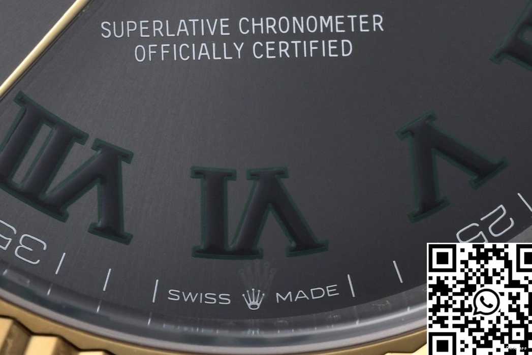 Datejust Clean Grey Wimbledon M126333-0019 Factory Rolex Dial 0224